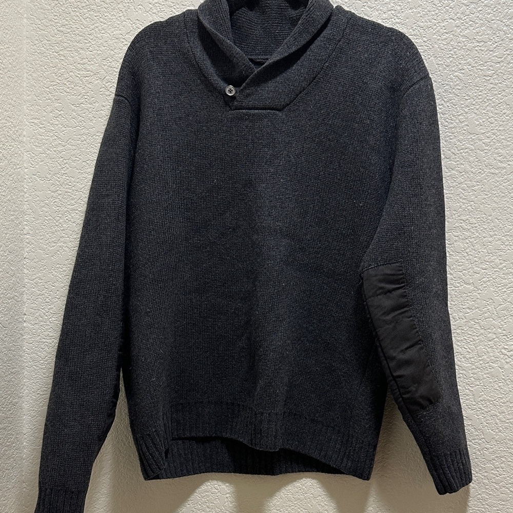 Elegant Black Turtleneck Sweater for Men